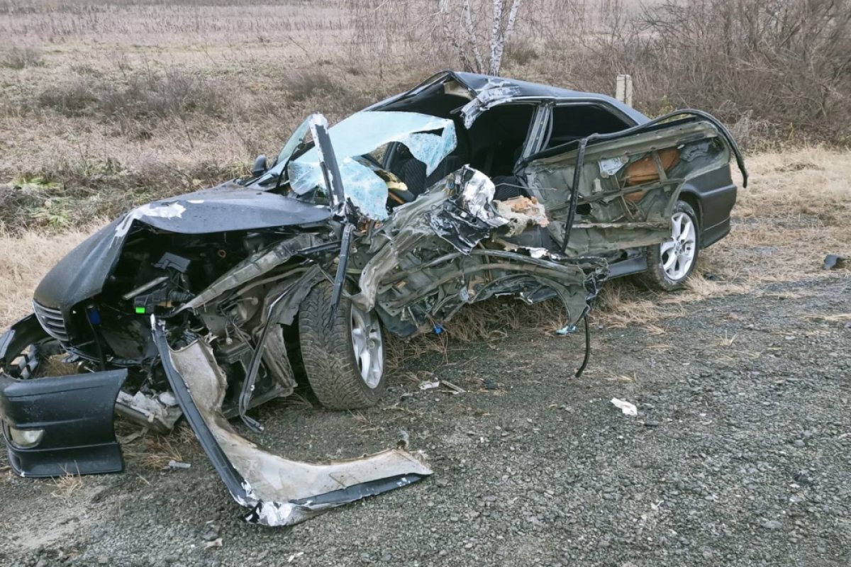 23-летняя пассажирка пострадала в ДТП на трассе Челябинск-Троицк в гололёд