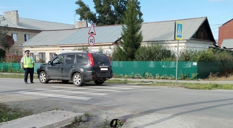 В Увельском районе на зебре сбили несовершеннолетнего велосипедиста