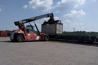 Первый состав отправился с ТЛК до стран Ближнего Востока