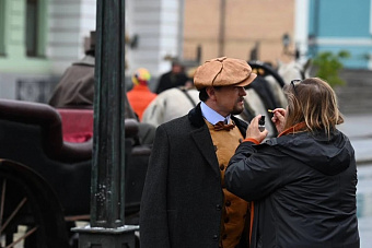 В Троицке снимают сериал с Сергеем Безруковым