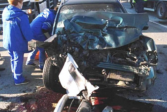 В аварии возле Южноуральска есть пострадавшая