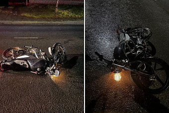 В Еманжелинске водитель мопеда опрокинулся и разбился