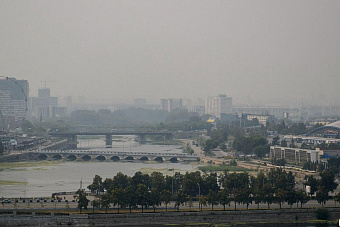 На Южный Урал пришел смог из ХМАО