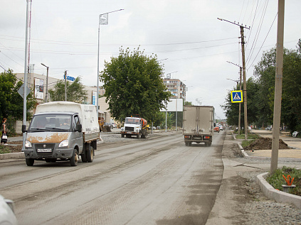 Капитально отремонтированные дороги Южноуральска не выдержали первого ливня